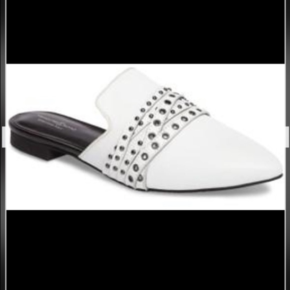 Something Navy Treasure Bond White Leather Loafer